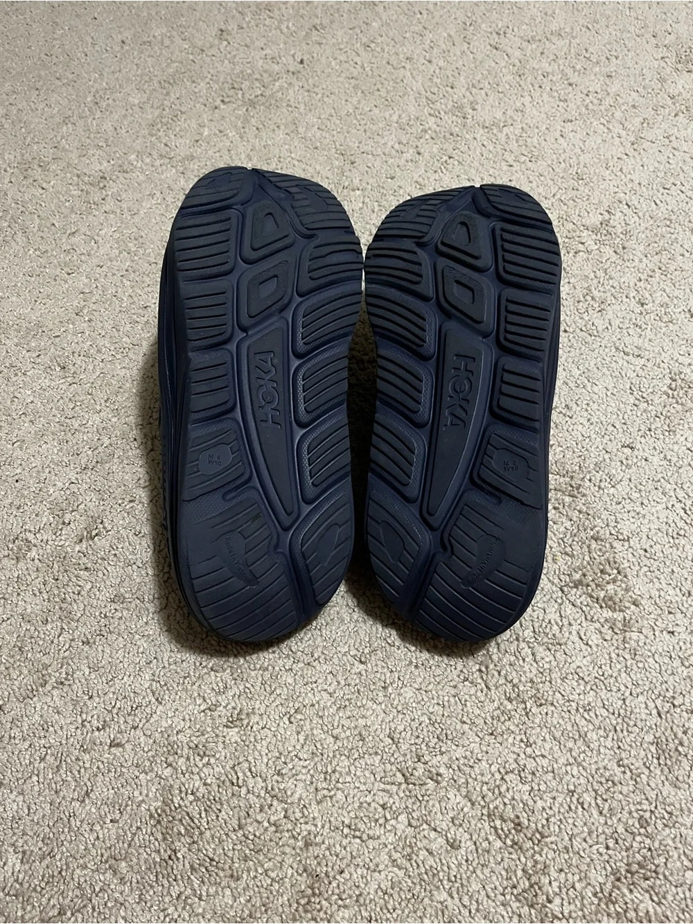 Hoka Women’s Navy Blue Logo Slide Sandals